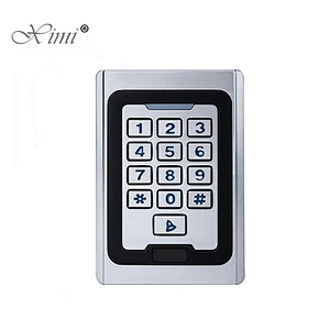 Good quality metal face waterproof door access control system card and password door control panel prevent the strike