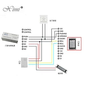 Cheap access control system without software M01 door access controller