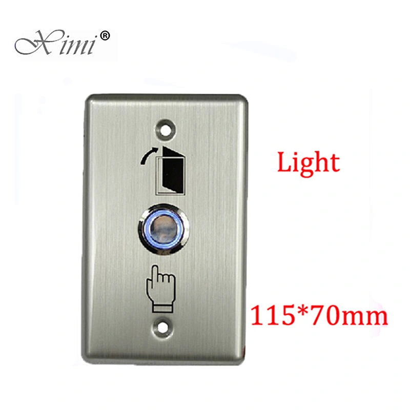 Hot sale good quality X04L stainless steel metal exit button with green blue light for access control system