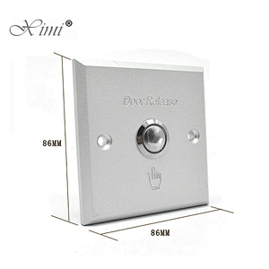 X08 aluminum door exit release push button switch for access control aluminum exit button