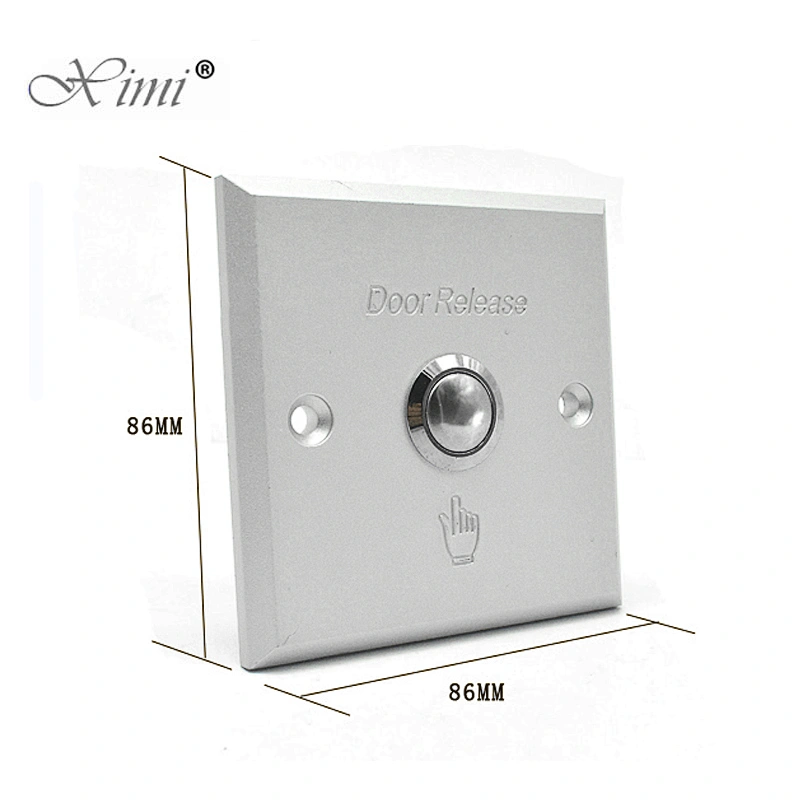 X08 aluminum door exit release push button switch for access control aluminum exit button