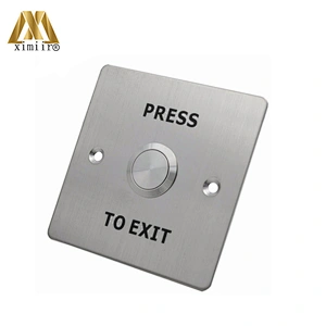 Stainless steel exit button NO/NC exit button for all access control system X05N