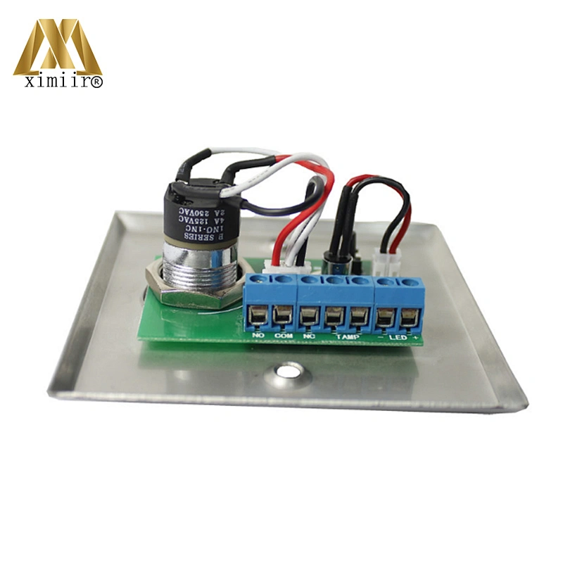 Stainless steel exit button metal exit button with key for all access control system X06k