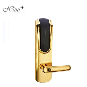 HM-317 Electric Cheaper RF Card Door Lock With Energy Saver Switch And Free Software Hotel Lock