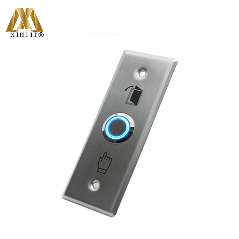 Exit button with LED light for access control emergency switch stainless steel panel push button