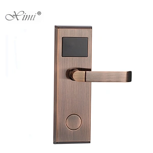 Smart Card Keyless Hotel Card Lock With Management Software Electronic Lock For Hotel Door Lock System