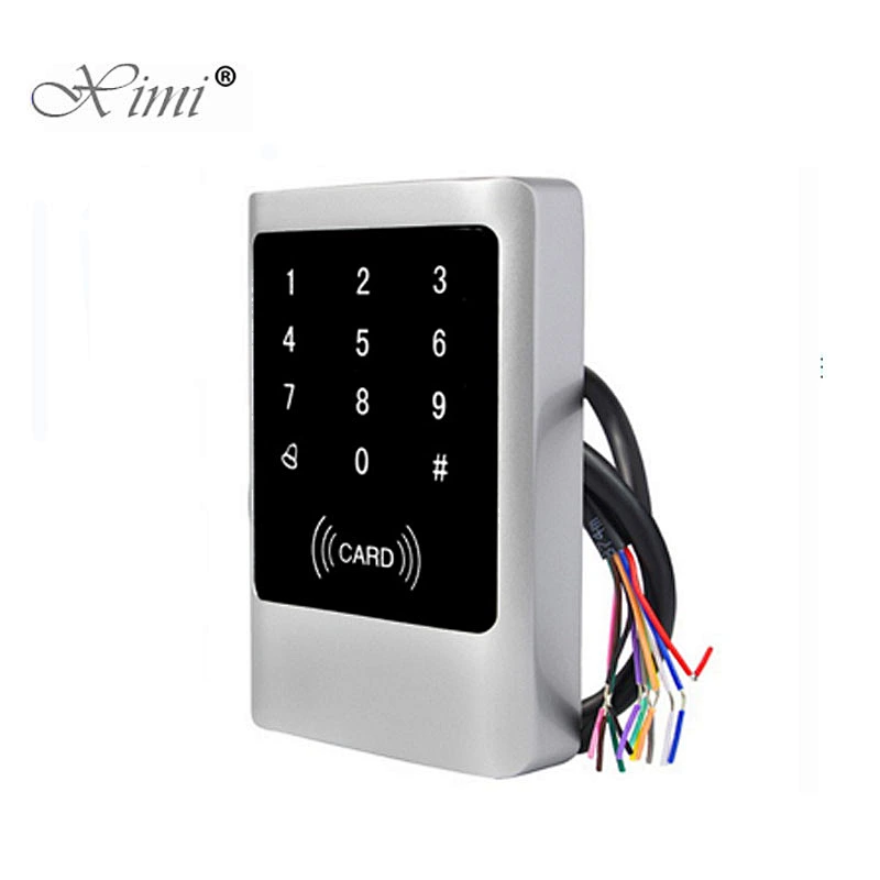 M07-K IP68 RFID card reader access control door open three ways standalone controller with keyboard