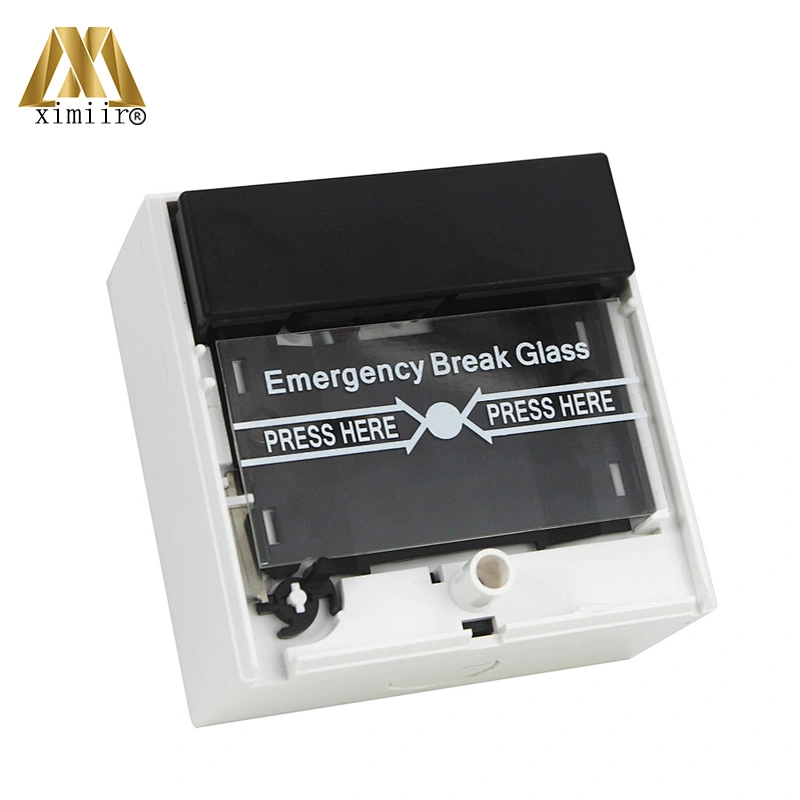 White Color Emergency door release Emergency Break Glass Switch Exit Button For Access Control System XM-E20C