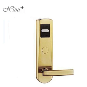 Popular Hotel Door Lock System Using Rfid Card 125KHz EM4305 Or 13.56MHz M1 Card Door Lock