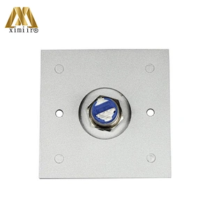 X08L aluminum door exit release push button switch for access control aluminum exit button with open switch light