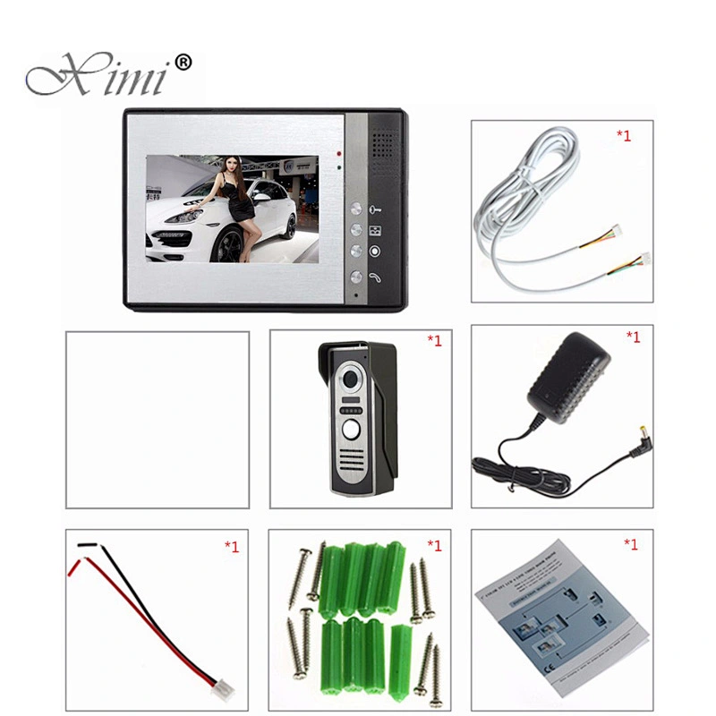7 inch color ip door phone apartments doorbell ip video intercom system video door phone