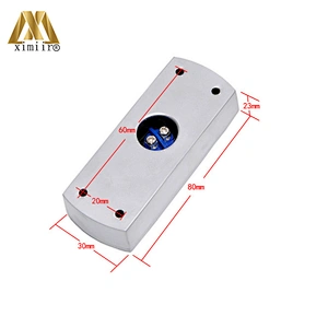 USA Style Access Control System Zinc Alloy Door Exit Button WIth Button Case Door Open Release Push Button Exit Switch