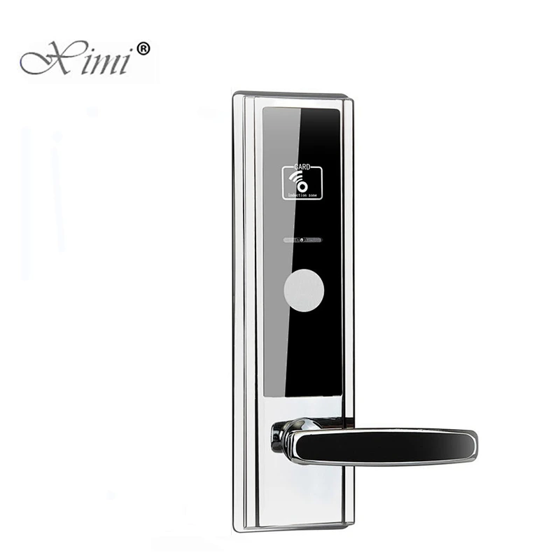 RFID Card Access Control Smart Card Electronic Hotel Door Lock Zinc Alloy Hotel Guest Door Lock