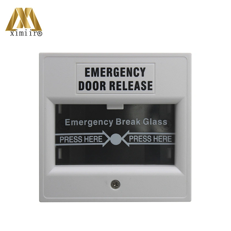 White Color Emergency door release Emergency Break Glass Switch Exit Button For Access Control System XM-E20C