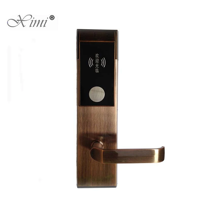 HOTEL LOCK Smart IC card lock access one electronic smart sensors lock hotel lock with 2 IC card electronic locks