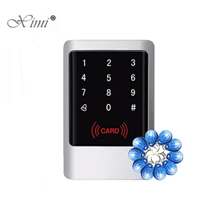 M07-K IP68 RFID card reader access control door open three ways standalone controller with keyboard