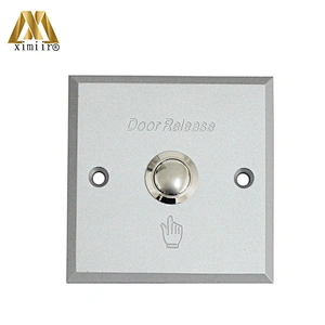 X08N aluminum door exit release push button switch for access control aluminum exit button with NO/NC/COM