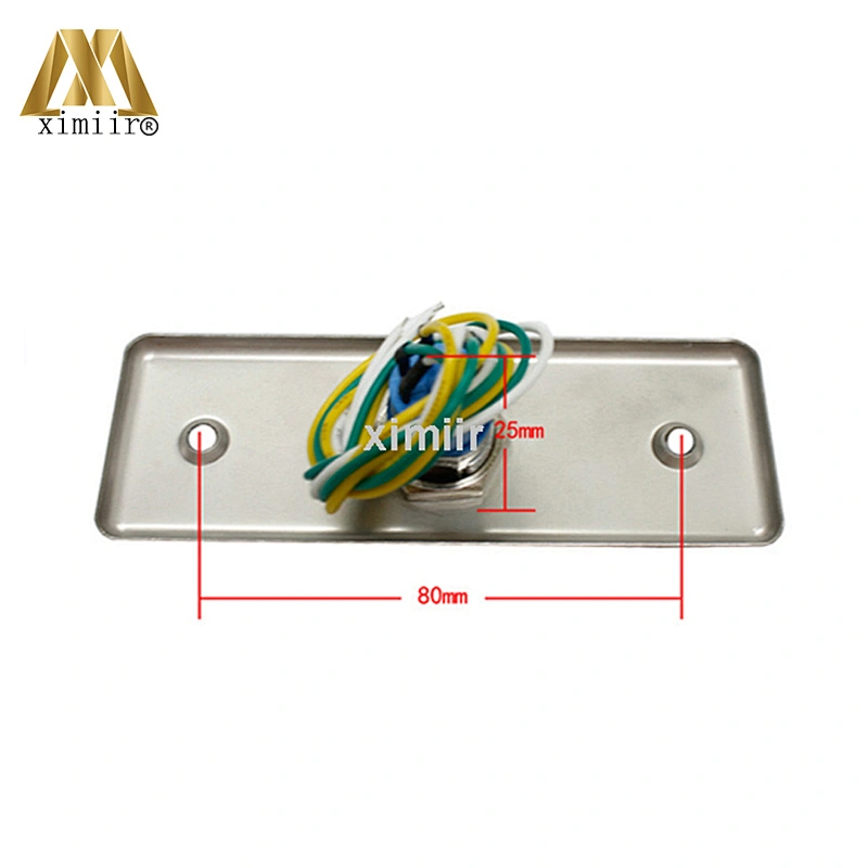 Good quality NO\COM for access control system stainless steel exit switch with key exit button