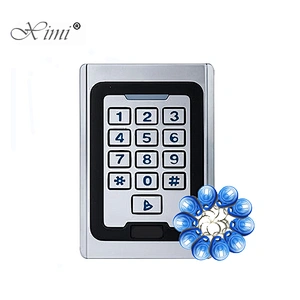 Good quality metal face waterproof door access control system card and password door control panel prevent the strike