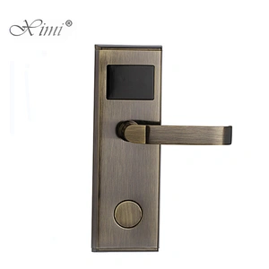 Smart Card Keyless Hotel Card Lock With Management Software Electronic Lock For Hotel Door Lock System