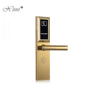 HM-317 Electric Cheaper RF Card Door Lock With Energy Saver Switch And Free Software Hotel Lock