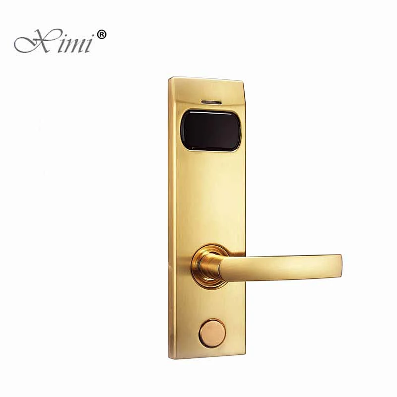 Top Security Mortise Door Lock M1 RFID Smart Electronic Digital Hotel Door Handle Lock