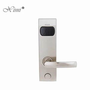 Top Security Mortise Door Lock M1 RFID Smart Electronic Digital Hotel Door Handle Lock