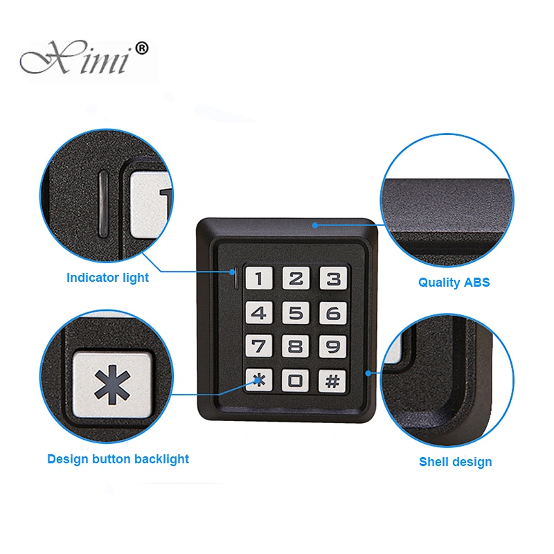 S026 Standalone Id Card And Keypad Wiegand Output Access Control 125Khz Rfid Card Access Control