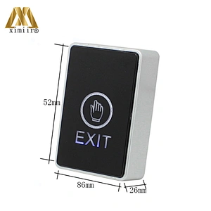 Touch exit button exit switch touch sensor door push exit button for access control systems