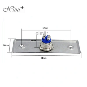 Suitable for access control with light indication stainless steel push button switch exit button