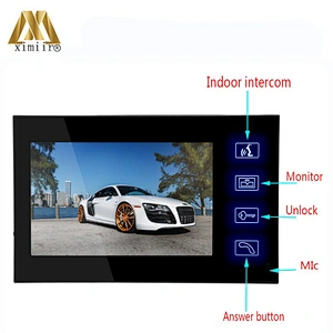 806Mj11 Video Intercom System For Apartments Wall Mounting With Electric Control Lock Access Control Video Remote Intercom