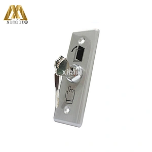 Good quality NO\COM for access control system stainless steel exit switch with key exit button