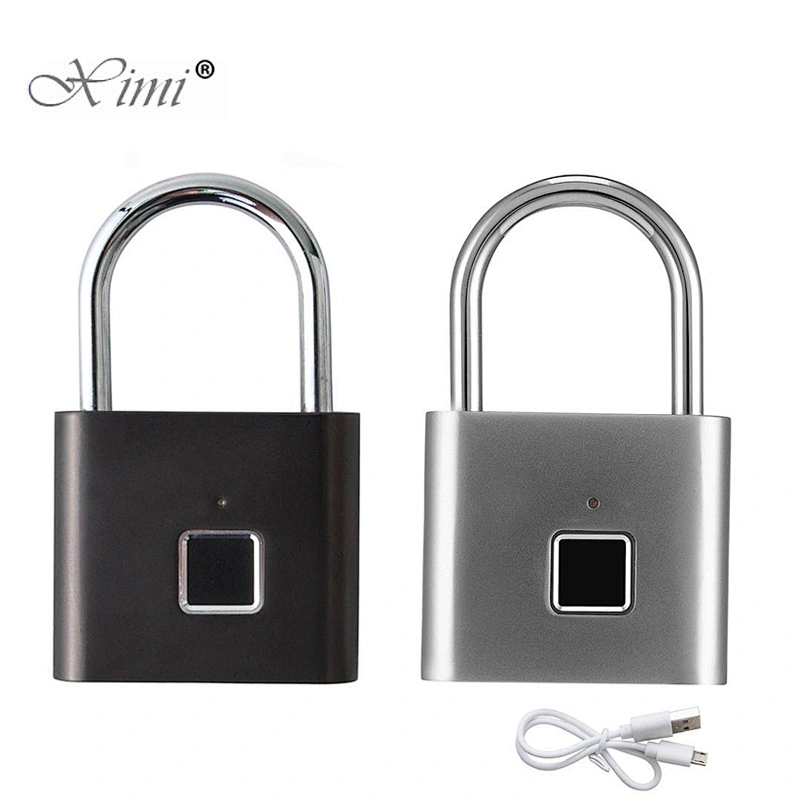 Fingerprint Lock Safety Door Lock Smart Fingerprint Padlock Portable Small Travel Luggage Suitcase Fingerprint Lock