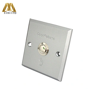 X08N aluminum door exit release push button switch for access control aluminum exit button with NO/NC/COM