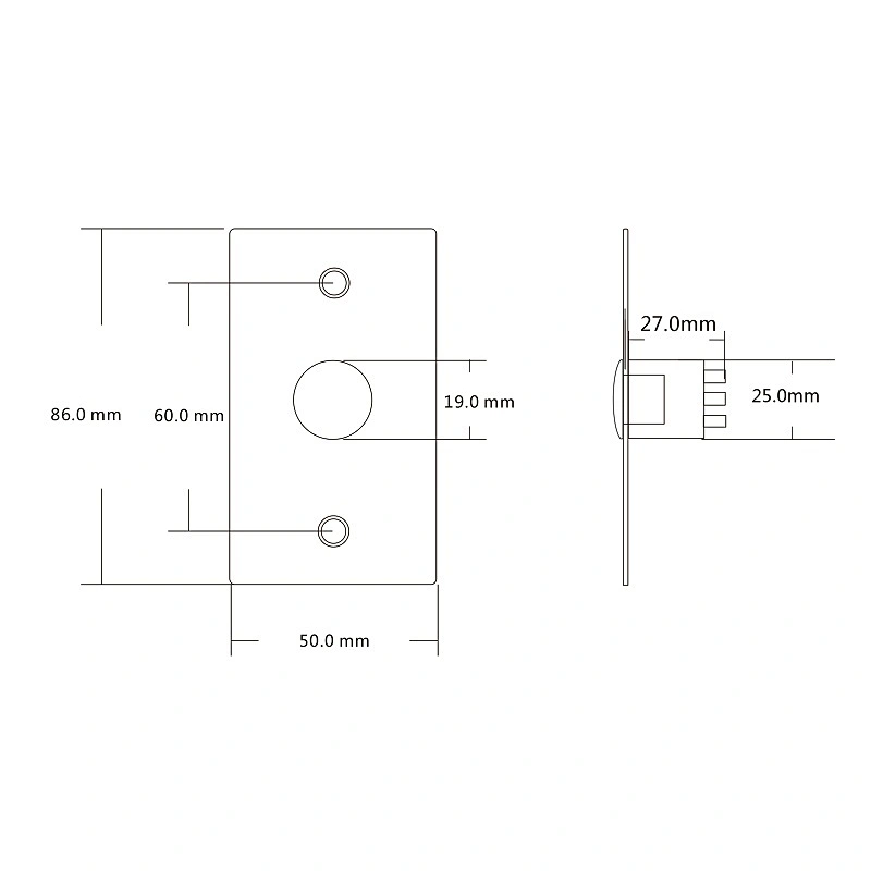 Low price Touch Switch Exit Button for Opening Door Security Product Stainless Steel Exit Button XM-E05-SM