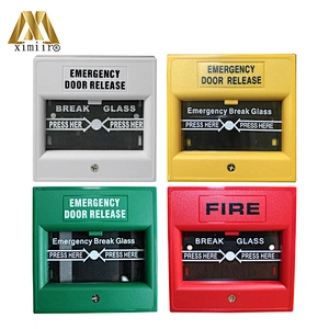 Emergency switch exit button door release glass break alarm button E20 break glass fire emergency exit release