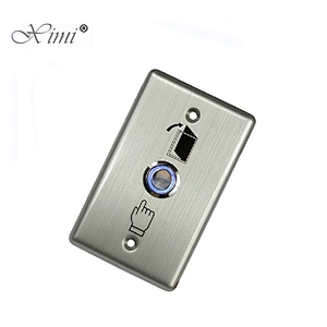 Hot sale good quality X04L stainless steel metal exit button with green blue light for access control system