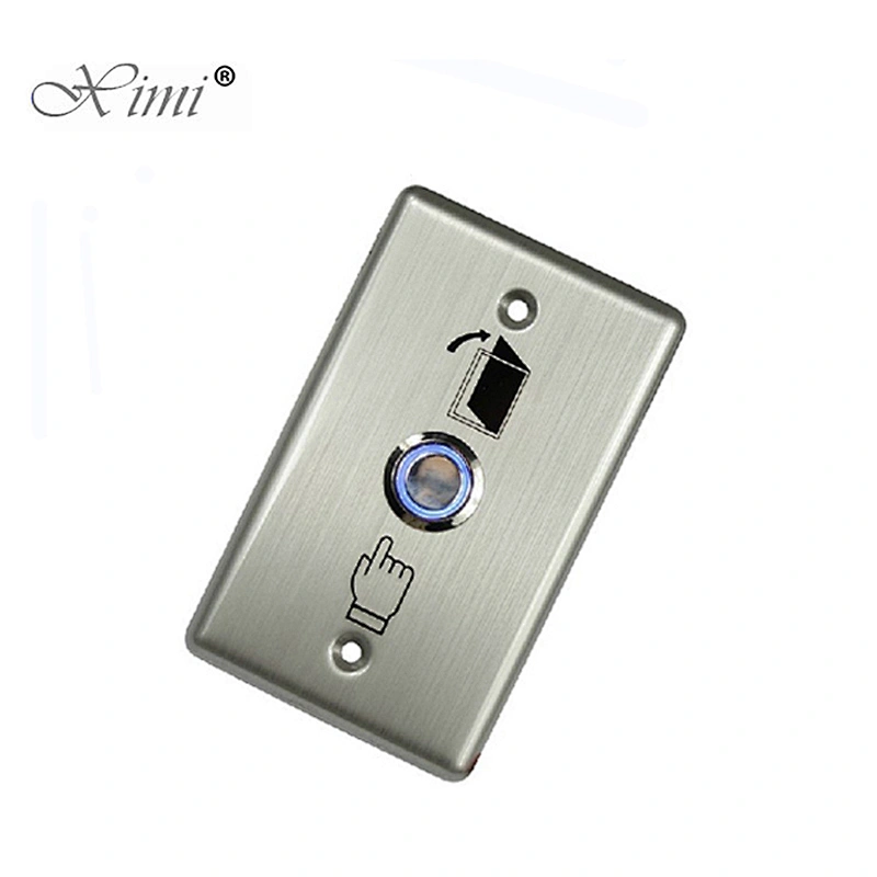 Hot sale good quality X04L stainless steel metal exit button with green blue light for access control system