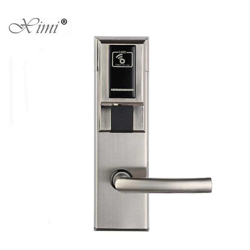 HM-317 Electric Cheaper RF Card Door Lock With Energy Saver Switch And Free Software Hotel Lock