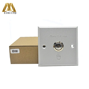 X08N aluminum door exit release push button switch for access control aluminum exit button with NO/NC/COM