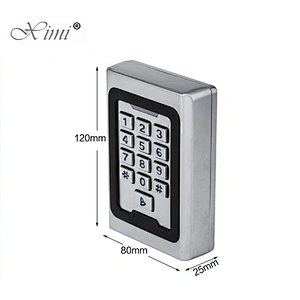 Good quality metal face waterproof door access control system card and password door control panel prevent the strike