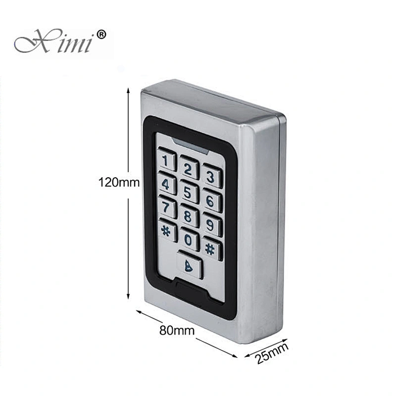 Good quality metal face waterproof door access control system card and password door control panel prevent the strike