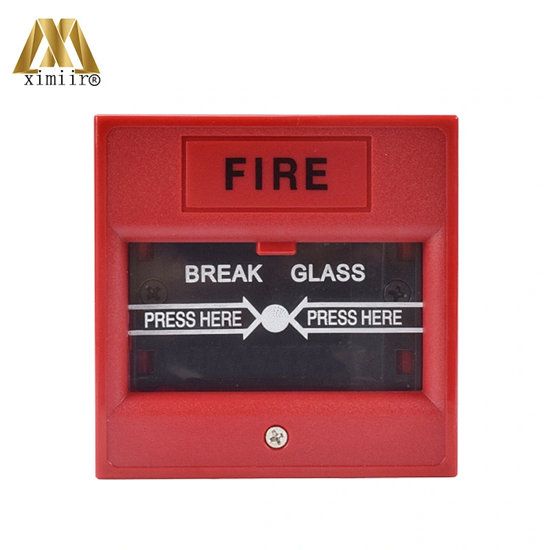 Red Color Emergency door release Emergency Break Glass Switch Exit Button For Access Control System XM-E20D