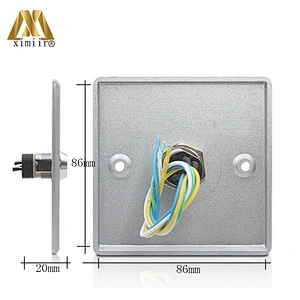 Hot Hale EK01 Exit Button Release Push Switch For Access Control System Standalone Release Exit Button