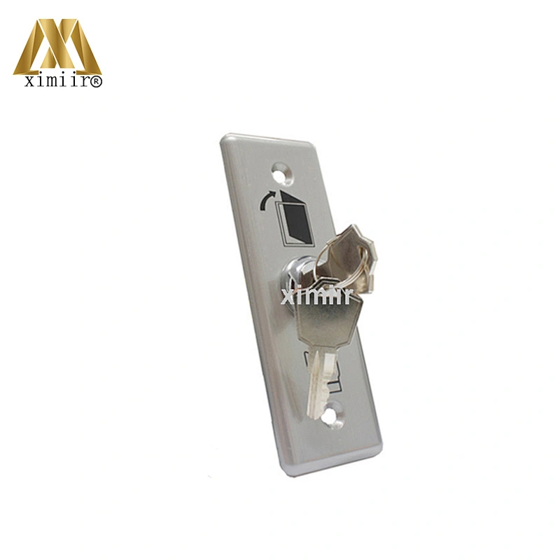 Good quality NO\COM for access control system stainless steel exit switch with key exit button