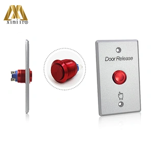 New Arrival USA Standard Zinc Alloy Metal Exit Button Door Release Push Button Push Exit Switch
