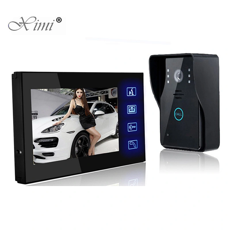 Video door phone for apartment villa door bell with card access control reader door lock system