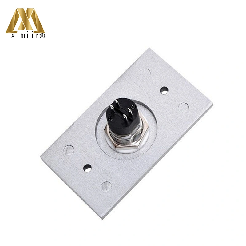 Aluminum door exit release push button switch for access control aluminum exit button with key X07k