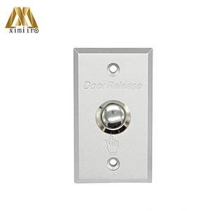 Aluminum door exit release push button switch for access control aluminum exit button X07N with NO/NC/COM