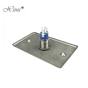 Hot sale good quality X04L stainless steel metal exit button with green blue light for access control system